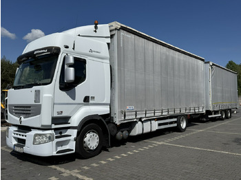 Curtainsider truck RENAULT Premium 380