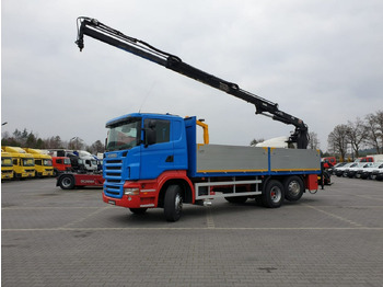 Dropside/ Flatbed truck, Crane truck Scania R 400 LB 6x2 HDS Budowlanka Widły Oś Skrętna Super Stan: picture 2 Dropside/ Flatbed truck, Crane truck Scania R 400 LB 6x2 HDS Budowlanka Widły Oś Skrętna Super Stan: picture 2