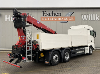 Dropside/ Flatbed truck, Crane truck MAN TGX 26.500 6x2-4 LL | HMF 2110-Kran*XLX*Navi*AHK: picture 5