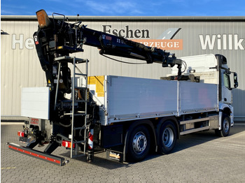 Dropside/ Flatbed truck, Crane truck Mercedes-Benz 2545 L 6x2 Arocs / HIAB 177 K Pro Kran: picture 5