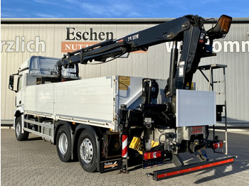 Dropside/ Flatbed truck, Crane truck Mercedes-Benz 2545 L 6x2 Arocs / HIAB 177 K Pro Kran: picture 3