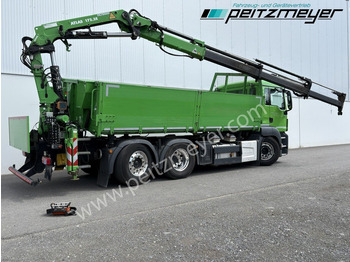 Tipper MAN TGS 26.460 FL 6x2 Kipper+Kran+Funk Lenkachse, 2-Seitenkipper, Atlas 172.3: picture 4 Tipper MAN TGS 26.460 FL 6x2 Kipper+Kran+Funk Lenkachse, 2-Seitenkipper, Atlas 172.3: picture 4