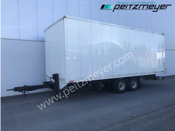 Closed box trailer WEFA Tandemanhänger 10,5 T. Tandem Alukoffer mit Hecktüren: picture 3