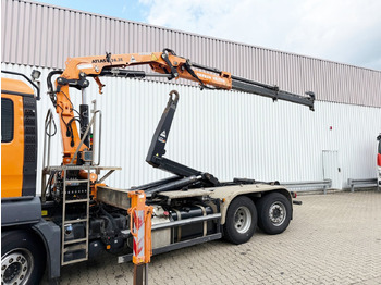 Hook lift truck, Crane truck MAN TGS 28.440 6x2-4 BL TGS 28.440 6x2-4 BL, Lenk-/Liftachse, Kran Atlas 126.3E-A2L, Funk: picture 2