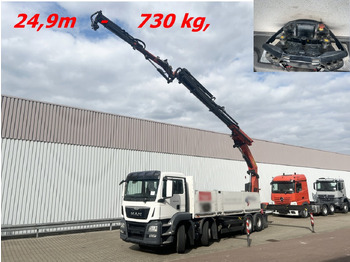 Leasing of MAN TGS 35.440 8x4 BL TGS 35.440 8x4 BL, Navi, Heckkran Palfinger PK42002 SH-F + Jip PJ 060 B, 24,9m-730kg, Funk MAN TGS 35.440 8x4 BL TGS 35.440 8x4 BL, Navi, Heckkran Palfinger PK42002 SH-F + Jip PJ 060 B, 24,9m-730kg, Funk: picture 1