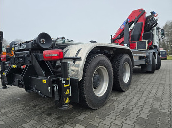 New Hook lift truck, Crane truck MAN TGS 35.480 8X4 BL TGS 35.480 8X4 BL, Intarder, Kran HMF 3220-K6, 4-fach Abstützung, Funk: picture 3