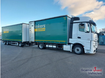 Curtainsider truck MERCEDES-BENZ