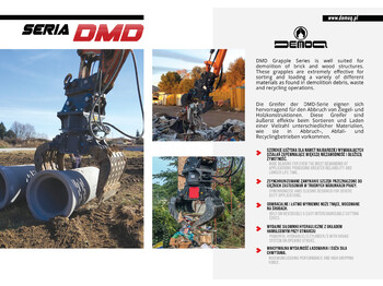 New Grapple for Construction machinery DEMOQ DMD 100 S Hydraulic Polyp -grab 430 kg: picture 4