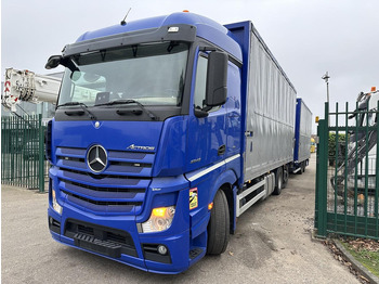 Crane truck Mercedes-Benz Actros 2645 6x2 105m³ JUMBO + RETARDER + CRANE PALFINGER PK 19.001 SLD (4x) + RADIO - *FULL AIR* - FRIGO - EURO 6 - SAF AXLES - BELGIAN TRUCK: picture 4