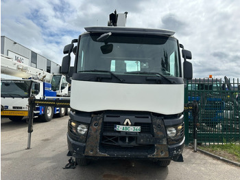 Hook lift truck, Crane truck Renault C460 8x4 HOOKLIFT + CRANE HIAB 288 E-6 HIDUO - RADIO - 5/6 F - STEEL SPRING / HUB REDUCTION: picture 2