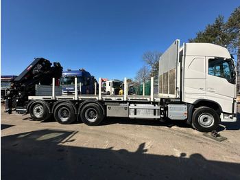 Crane truck Volvo FH 420 8x4 TRIDEM + KRAAN HIAB 408 E-8 HIPRO + WINCH - 63.000km ONLY - CREWCAB 4 SEATER - PLATFORM 7m - TOP CONDITION: picture 5