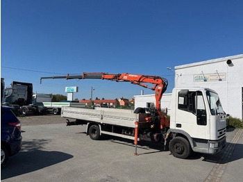 Dropside/ Flatbed truck, Crane truck Iveco ML 75 E Pritsche mit Atlas Ladekran 60.1: picture 2