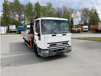 Dropside/ Flatbed truck, Crane truck Iveco ML 75 E Pritsche mit Atlas Ladekran 60.1: picture 5