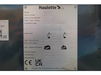 Leasing of Haulotte HA16RTJ Valid Inspection, *Guarantee! Diesel, 4x4  Haulotte HA16RTJ Valid Inspection, *Guarantee! Diesel, 4x4: picture 3