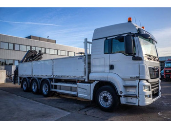 Dropside/ Flatbed truck, Crane truck MAN TGS 35.420 BL-8X4-4 +HIAB 188 E-2: picture 2