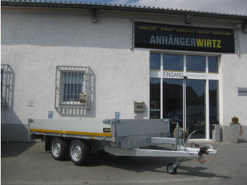 Dropside/ Flatbed trailer Multi Transporter 310x160x30cm Rampen Winde niedrig Fahrwerk 13" (M) 2700kg: picture 3