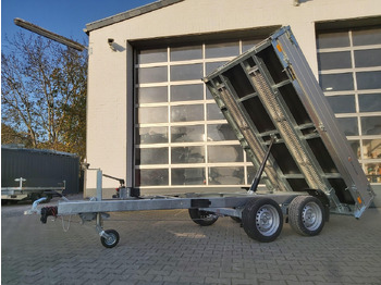 Tipper trailer Saris Kipper K1 276 170 2000 2 276x170x30cm Alu Auffahrrampen Heckstützen Handpumpe 13" 2000kg: picture 2