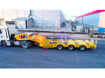 New Low loader semi-trailer STU 3 Axle Hydraulic Steering Low Loader: picture 2