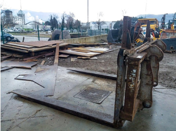 Forks for Material handling equipment Gjerstad Heavy Duty forks for 25-30 ton wheel loaders: picture 5