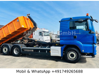 Hook lift truck, Crane truck MAN TGS 26.500 L BL 6x2 *Retarder/Lenk+Lift/MEILLER: picture 5