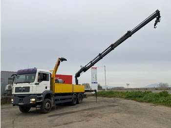 Dropside/ Flatbed truck MAN TGA 36.350 /HIAB 166E4 Non Accidenté: picture 2