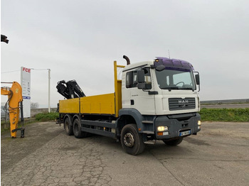 Dropside/ Flatbed truck MAN TGA 36.350 /HIAB 166E4 Non Accidenté: picture 4