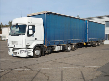 Curtainsider truck RENAULT Premium 460