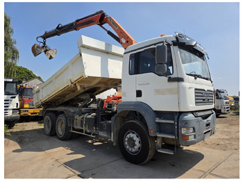 Tipper, Crane truck MAN TGA 26.350 6X4 BORDMATIC TIPPER CRANE PALFINGER PK15500: picture 4 Tipper, Crane truck MAN TGA 26.350 6X4 BORDMATIC TIPPER CRANE PALFINGER PK15500: picture 4