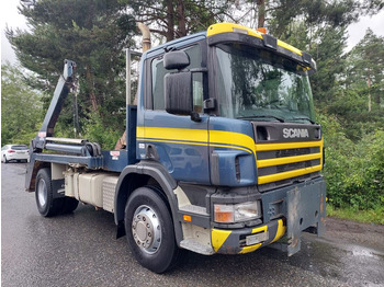 Skip loader truck Scania P114 340 GB 4x2, E2, Welaki Gergen, Retarder: picture 3