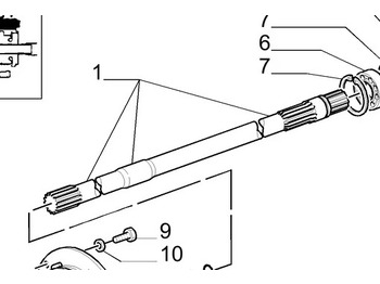 Gearbox and parts NEW HOLLAND
