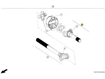 Differential gear CLAAS
