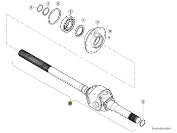 Differential gear CLAAS