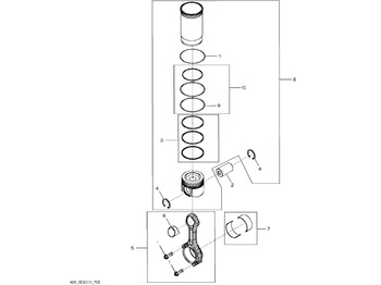 Connecting rod JOHN DEERE