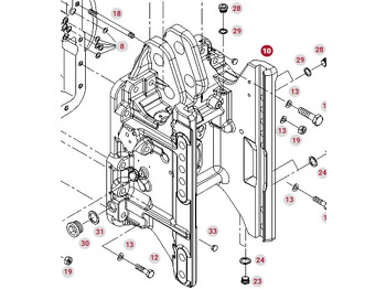 Axle and parts FENDT