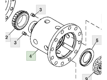 Axle and parts JOHN DEERE