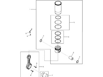 Connecting rod JOHN DEERE