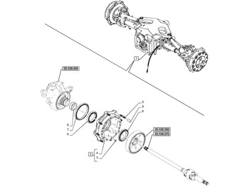Wheel hub NEW HOLLAND