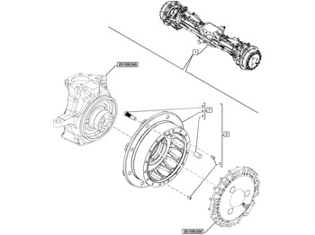 Wheel hub NEW HOLLAND