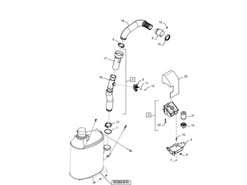 Muffler/ Exhaust system NEW HOLLAND