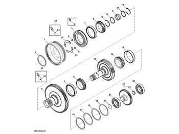 Gearbox and parts JOHN DEERE