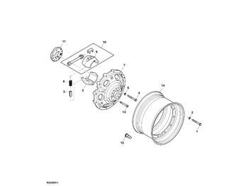 Wheel hub JOHN DEERE