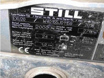 Pallet truck STILL EXU20: picture 2