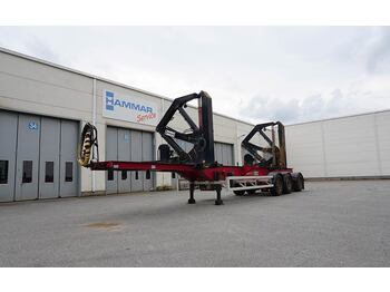 Container transporter/ Swap body semi-trailer for transportation of containers Hammar 160 S, 33 T SWL (20'-40'): picture 4