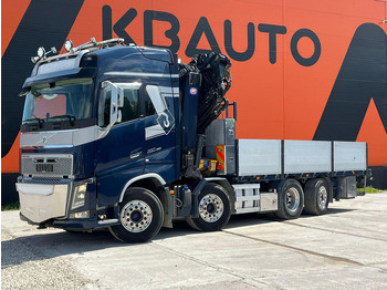 Dropside/ Flatbed truck, Crane truck Volvo FH 16 650 8x2*6 HMF 6020K-RC + JIB / PLATFORM L=6344 mm: picture 2 Dropside/ Flatbed truck, Crane truck Volvo FH 16 650 8x2*6 HMF 6020K-RC + JIB / PLATFORM L=6344 mm: picture 2