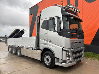 Dropside/ Flatbed truck, Crane truck Volvo FH 16 650 8x4*4 PALFINGER PK 33002 EH / PLATFORM L=6779 mm: picture 4