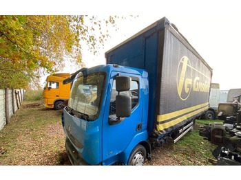 Curtainsider truck RENAULT Midlum
