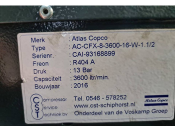 Air compressor OSUSZACZ ZIĘBNICZY ATLAS COPCO FX 8 3,6m3/min: picture 3