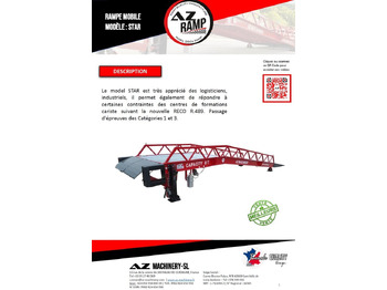 Loading ramp **RENTAL** Loading Ramp with with hydraulic tilting bridge - AZ RAMP - STAR- 8T. 8 ton capacity: picture 3 Loading ramp **RENTAL** Loading Ramp with with hydraulic tilting bridge - AZ RAMP - STAR- 8T. 8 ton capacity: picture 3