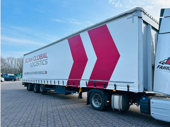 Dropside/ Flatbed semi-trailer Mega Gabelstaplertransporter Ladebordwand9t: picture 4