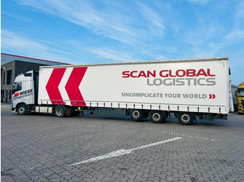 Dropside/ Flatbed semi-trailer Mega Gabelstaplertransporter Ladebordwand9t: picture 5